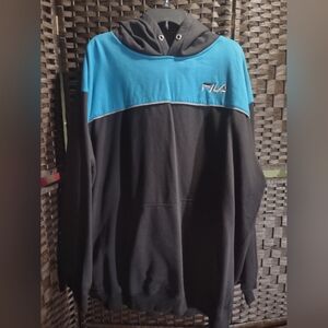 Fila Men's Big & Tall Classic Pullover Fleece Logo Hoodie 5XL